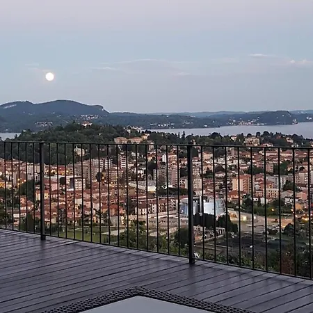 Mauro Vista Lago Con Piscina Feriehus Verbania