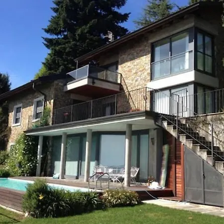 Mauro Vista Lago Con Piscina Feriehus Verbania